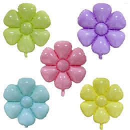 Party Decoration 1pc 80cm Large Macaron Daisy Balloons Flower Helium Balloon Mother's Day Wedding Birthday Decorations