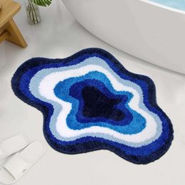 Carpets Hot selling Instagram style imitation cashmere floor mat toilet door absorbent and non slip foot H240517