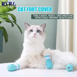 Cat Costumes Footwear Adjustable Anti-scratch And Bite Soft Silicone Supplies Foot Cover For Grooming Bathing Shaving Convenient