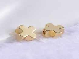 100pcs/lot Beads Gold plated spacer Beads Jewerly Accessories 6mm for DIY Making4494455