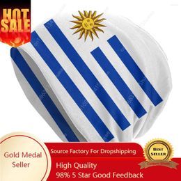 Berets Flag Of Uruguay Hip Hop Skullies Beanies Caps Unisex Bonnet Winter Warm Knitted Hat Women Men Adult Beanie Hats Outdoor Ski Cap