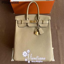 Tote Bags Hac 40cm Handbags Designer Bag Handmade Haut a Courses Trench Coat Grey S2 Toco Gold Buckle