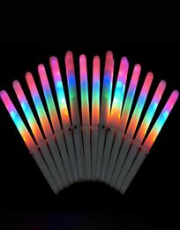 2020 New 28175CM Colourful LED Light Stick Flash Glow Cotton Candy Stick Flashing Cone For Vocal Concerts Night Parties DHL shipp9539141