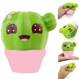 Decompression Toy Giant cute cactus spray simulation plant slow rise soft extrusion toy Odour relief pressure children Christmas gift WX