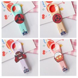 Nail Files Naruto Cartoon Clippers Stainless Steel Cutter For Girls Folding Child Fingernail Women Cute Mini Adt Household Drop Delive Otniq