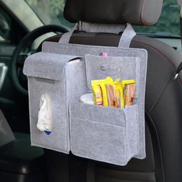 Storage Bags Car Seat Back Bag Multifunctional Travel Rack Sunglasses Mobile Phone Pocket Accessories Tissue Box