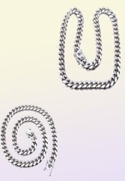 10mm Heavy Necklace Stainless Steel Miami Link Curb Cuban Chain Mens Necklace Male Party Jewellery Accessories Stylish Beautiful4954371