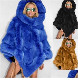 Women'S Fur & Faux Women Mink Coats Female Coat Long Ladies Winter Clothes Oversize 6Xl 5Xl 7Xl 210925 Drop Delivery Apparel Clothing Dhsqm