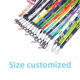 Customised Lanyard for vaporizer vaping cellphone products Fashion disposable promoting gift for brand OEM own logo for cellphone keys multi-color fast shipping