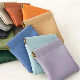 Storage Bags Portable Bag Unisex PU Leather Lady Cosmetic Lipstick Earphone Sundries Organiser Mini Coin Purse Change