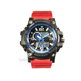 Hot Selling Digital Watch Analogue Digital Luxury Mens Silica Gel Band Watch