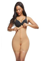 Corset Secret Seamless Body Shaper Waist Trainer Faja BuLifter Zipper Crotch Postpartum Recovery Bodysuit Slimming Underwear Women4365816