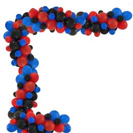 Party Decoration 123pcs Red Black Blue Latex Balloons Garland Kit For Birthday Wedding Baby Shower