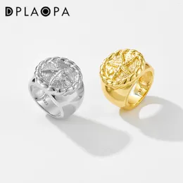 Cluster Rings DPLAOPA 925 Sterling Silver Gold AURITA Ring Starfish Women Luxury Fine Jewellery Thicker 2024 Big Jewels