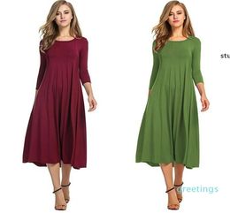 Maternity Dresses Fashion Women Clothing Casual Dress Long Sleeve S M L Xl Xxl Xxxlplus Size Pregnant Girls Dress 12 Color3063407