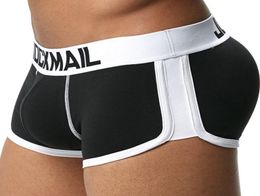 Men039s Boys Sexy Padded Boxer Brief Cotton Underwear Butt Enhancer Soft Boxers Trunk Underpants Male Panties Lingerie5991537