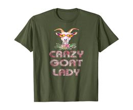 funny goat lady t shirt crazy farmer tee gift retro vintage08991501