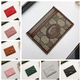 Mens Card Holder Cardholder Marmont Bag Women Wallet Designer Handbags Womens Handbag High Quality Genuine Leather Designer Wallets Card Holders Designer