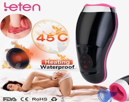Powerful Vibrator Waterproof Automatic Sucking Heating Male Masturbator Cup Penis Training Pussy Blowjob Oral Sex Toys For Man MX13811923