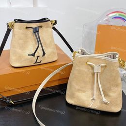 Designer Bags Luxury Totes Beach Bag Women Straw Basket Shoulder Bags Super Capacity Handbags Tote Purses Original Summer Real Leather Bag Top Handle