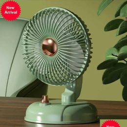 Other Home & Garden New Type-C Rechargeable Oscillating Head Portable Mini Fan For Outdoor Office Use. Drop Delivery Dhp23