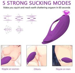 Tongue Licking Sucking Device Double Head Vibrating Rod Female Masturbation Massage Adult Sex Products