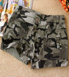 WholeCamouflage shorts Fashion basic new board shorts Women Loose Drawstring Short pants Camouflage shorts7168124