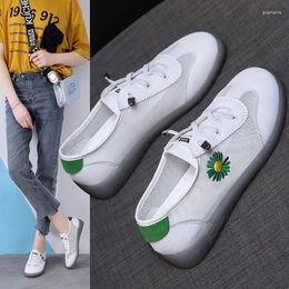 Fitness Shoes Mesh Daisy White Female 2024 Nian Spring Breathable In Her Summer Wild Students