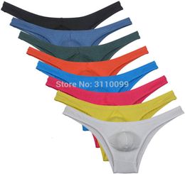 Mens Modal Pouch Hipster Panties Bulge Underwear Half Cover Back Bikini Briefs8367078