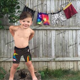 Designer kids Underwear Beach Shorts Boxer cute Underpants Printed shark Underwear Soft Boxers Breathable Swim Trunks Branded students boys kids designer clothes