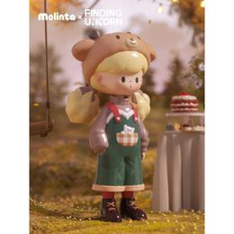 Blind box Molinta Party Animal Series Blind Box Guess Bag Mystery Box Toys Doll Cute Anime Figure Desktop Ornaments Gift Collection Y240517