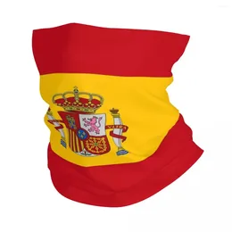 Scarves Spanish Flag Gifts Bandana Neck Gaiter Printed Magic Scarf Multi-use Balaclava Running Unisex Adult Washable