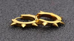 Men's Stainless Steel Earrings 2020 Punk Tapered Earrings Personality Ring Men's pierce fashion jewelry5573590