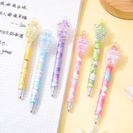 Cartoon Kuromi Pen Creative Milk Tea Cup Gel Pens Christmas Gifts For Kids Office Signature Pens Accessories Gift Wholesale 2981