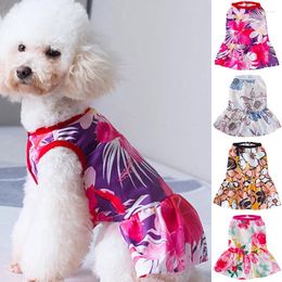 Dog Apparel Funny Flower Pet Vest Cat Dresses For Small Clothing Accessory Durable Costume Multicolor Puppy Dogs Dress Up Skirt