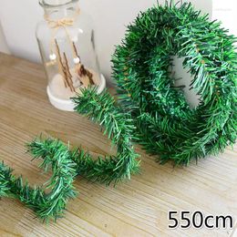 Christmas Decorations 5.5M Decoration Garland Tree Ornaments Green Cane Party Supplies Home Decor