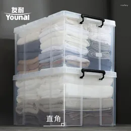 Storage Bags Clothes Box Quilt Right Toy Plastic Household Transparent Angle Thickened Snack Sorting Oversized