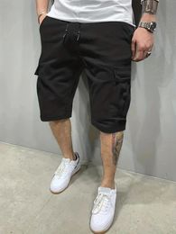 US Plus Size Cargo Shorts Mens Fashion Summer Ins Casual Big Size Pants Students Trend Port Wind Gym Pants Outwear Men 240517