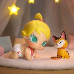 Blind box Pop Mart Baby Molly Blind Box Kawaii Action Animation Mysterious Characters Surprise Cute Model Toys and Hobbies Caixas Supresa Girl Gifts WX WX