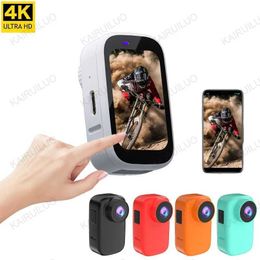 Sports Action Video Cameras 4K action camera highdefinition touch screen pocket action camera outdoor anti shake sports DV wireless WiFi mini camera driver recorde
