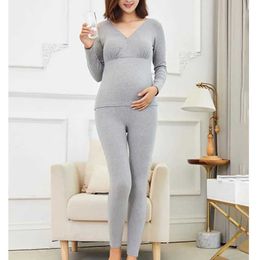 Sleep Lounge Womens maternity pajamas maternity clothing nursing pajamas nurse pajamas terraces pajama sets d240516