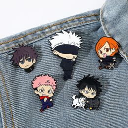 Japanese Jujutsu Kaisen characters enamel pin Cute Anime Movies Games Hard Enamel Pins Collect Metal Cartoon Brooch Backpack Hat Bag Collar Lapel Badges