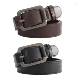 Belts Leather Belt For Jeans Casual Pants Woman Sculpting Girdle All-match Waistband