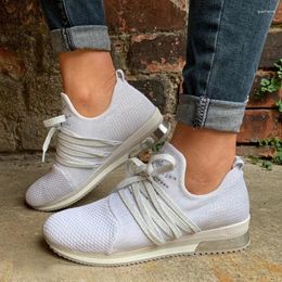 Fitness Shoes Women Flats Sneakers 2024 Spring Summer Fashion Casual Breathable Mesh Female Tenis Feminino