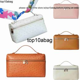 LP bag Loro Piano Bag cosmetic clutch handbags hobo travel luggage mens Wallets Cross body womens extra pocket l19 Leather Toiletry Kits designers lady loropina