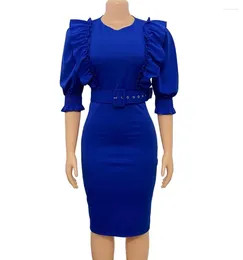 Casual Dresses Fashion For Women 2024 Autumn Spring Elegant Slim Fit Office Professional Dress Female Temperament Clothing