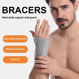 Wrist Support 1Pc Practical Fitted Stabiliser Splint Unisex Brace Wrap Sprain Strain Splints For Sports