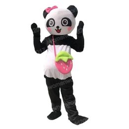 2024 Customization lovely panda Mascot Costume Performance Fun Outfit Suit Birthday Party Halloween Outdoor Outfit Suit Festival Dress Adult Size