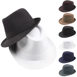 Berets Men Women Jazz Hats Classic Top Adult Fashion Sun Hat Outdoor Protection Summer Retro Old Man Curling Solid Color Sun-proof