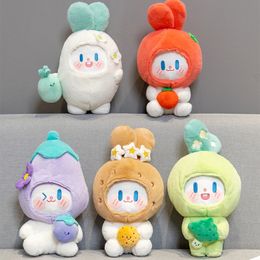 Internet red vegetable doll cute creative eggplant rabbit plush toy doll children's gift doll doll